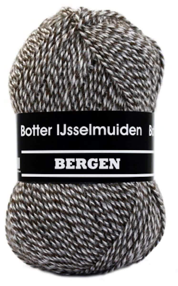 Botter Bergen 092 bruin gemêleerd [ SOKKENWOL ] PAK 10 STUKS.